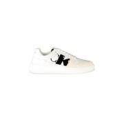 Calvin Klein Vit Polyester Sneaker för Män White, Herr