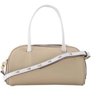 Manu Atelier Laeder handvskor Beige, Dam