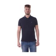 Armani Jeans Klassisk Polo Tröja för Män Blue, Herr