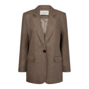 Copenhagen Muse Nature Blazer Timber Wolf Brown, Dam