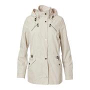 Danwear Mjuk Bomullsjacka Windfield Stil Beige, Dam