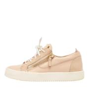 Giuseppe Zanotti Pre-owned Pre-owned Laeder sneakers Beige, Dam