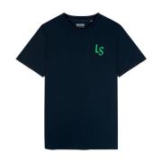 Lyle & Scott Logo T-Shirt Blue, Herr