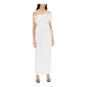 Alessandra Rich Maxi Dresses White, Dam