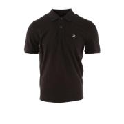 C.p. Company Slim Fit Svart Polo för Herrar Black, Herr