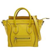 Celine Vintage Pre-owned Laeder totevskor Yellow, Dam