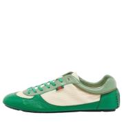 Gucci Vintage Pre-owned Tyg sneakers Green, Herr