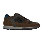 Hogan Bruna Sneakers Stilfull Uppgradering Trendig Brown, Herr