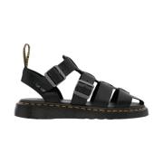 Dr. Martens Svart Caged Läder Sandaler Black, Dam