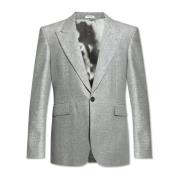 Alexander McQueen Skimrande Blazer Gray, Herr