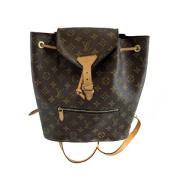 Louis Vuitton Vintage Pre-owned Laeder ryggsckar Brown, Dam