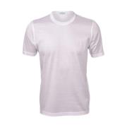 Gran Sasso Vit Bomull T-shirt Klassisk Stil White, Herr