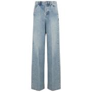 Petar Petrov Vintage Loose-fit Light Blue Jeans Blue, Dam