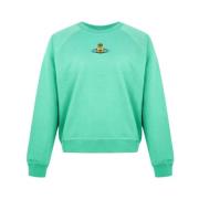 Vivienne Westwood Opal Raglan Sweatshirt Green, Dam