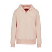 Armani Exchange Rosa Huva Tröja Ss24 Pink, Dam