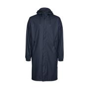 Rains Vattentät Parka Fishtail Jacka Blue, Dam