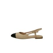 Unisa Eleganta Slingback Skor för Kvinnor Beige, Dam