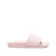 Palm Angels Essential Logo Pool Sliders Flip Flop Pink, Dam