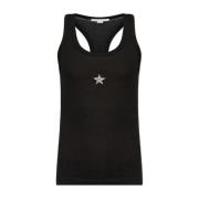 Stella McCartney Topp med applikation Black, Dam