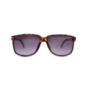 Dior Vintage Pre-owned Tyg solglasgon Brown, Dam