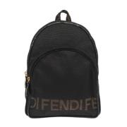 Fendi Vintage Pre-owned Tyg ryggsckar Black, Dam