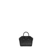 Givenchy Svart Micro Antigona Strassväska Black, Dam