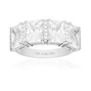 Sif Jakobs Jewellery Elegant Zirkonia Silverring Gray, Dam