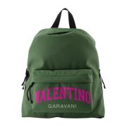 Valentino Garavani Universitetsryggsäck med justerbara remmar Green, H...