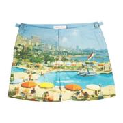 Orlebar Brown Bulldog Badshorts Monte Carlo Print Multicolor, Herr