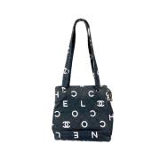 Chanel Vintage Pre-owned Canvas chanel-vskor Black, Dam