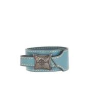 Hermès Vintage Pre-owned Tyg armband Blue, Herr