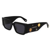 Lanvin Stiliga solglasögon Black, Unisex