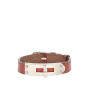 Hermès Vintage Pre-owned Laeder armband Brown, Dam