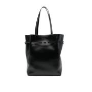 Givenchy Svart Läder Toteväska Black, Dam