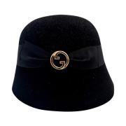 Gucci Trendy Hat Black, Dam