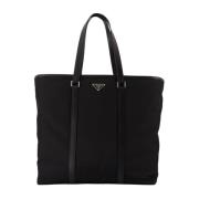 Prada Re-Nylon Toteväska Black, Herr