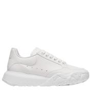 Alexander McQueen Vita Läder Court Sneakers White, Dam