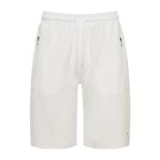 Barba Bomullsblandade shorts med fickor White, Herr