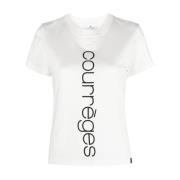 Courrèges Vita T-shirts och Polos White, Dam