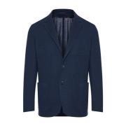 Canali Bomullsblandad Jacka med Fickor Blue, Herr