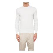 Paolo Pecora Vit Crewneck Tröja White, Herr