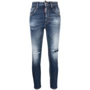 Dsquared2 Trousers Blue, Dam