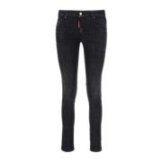 Dsquared2 Stretch Svart Jennifer Jeans Black, Dam