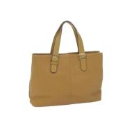 Burberry Vintage Pre-owned Laeder handvskor Beige, Dam