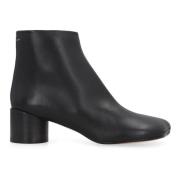 MM6 Maison Margiela Anatomici Läder Ankelboots Black, Dam