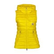 Moncler Ärmelös huva väst Yellow, Dam