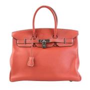 Hermès Vintage Pre-owned Laeder handvskor Red, Dam