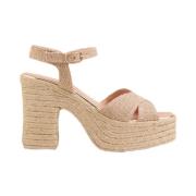 Gaimo Stiliga Espadrillos för Sommaroutfits Beige, Dam