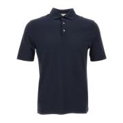 Filippo De Laurentiis Navy Blue Polo Shirt Blue, Herr