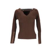 Jacquemus Tyg toppar Brown, Dam